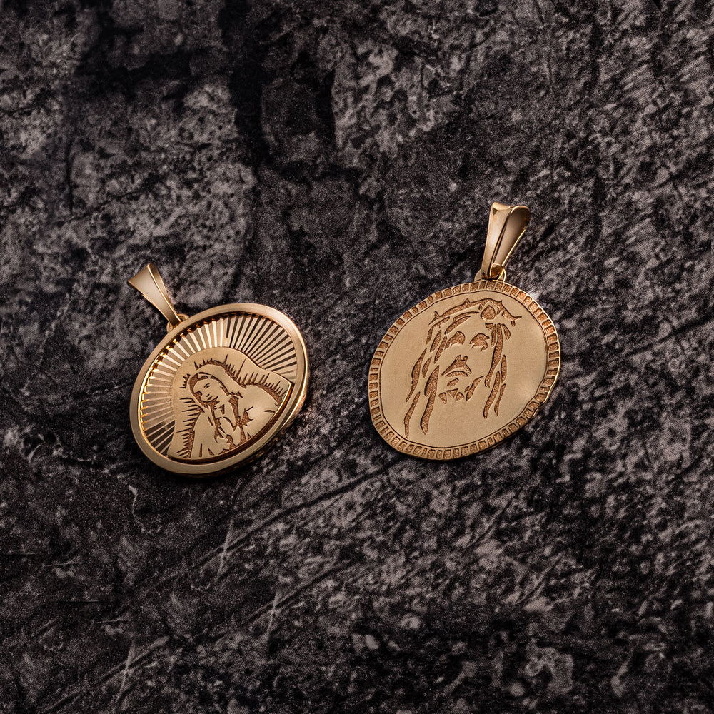 Virgin Mary Miraculous Medallion Jewelry : Pendants and Necklaces