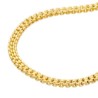 Load image into Gallery viewer, 14K Gold 2.5mm D/C Box Bismark Chain Bracelet with Lobster Lock, 7.5&quot;
