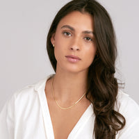 Load image into Gallery viewer, 14K Gold 3.2mm Oval Snake Chain Necklace with Lobster Lock
