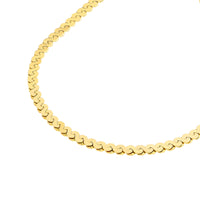 Load image into Gallery viewer, 14K Gold 3mm Serpentine Chain Necklace with Lobster Lock

