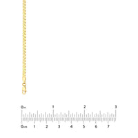 Load image into Gallery viewer, 14K Gold 3mm Serpentine Chain Necklace with Lobster Lock
