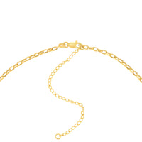 Load image into Gallery viewer, 14K Gold Mini Rectangular Link Choker Chain 2mm Necklace with Lobster Lock
