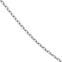 Load image into Gallery viewer, 14K Gold 5mm Octagon Shaped Long Link Chain Rolo Cable Necklace with Lobster Lock - Yellow Gold or White Gold
