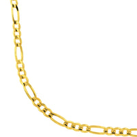 Load image into Gallery viewer, Solid 14K Yellow Gold 6mm Figaro Chain Necklace with Lobster Lock
