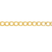 Load image into Gallery viewer, 14k Gold 4mm Hollow Cuban Link Chain Necklace
