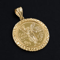 Load image into Gallery viewer, 14k Gold 50 Pesos Centenario Mexican Pendant
