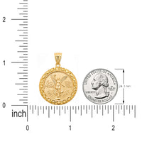 Load image into Gallery viewer, 14k Gold 50 Pesos Centenario Mexican Pendant
