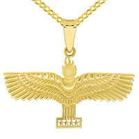 Load image into Gallery viewer, 14k Gold Aramean-Syriac Flag Pendant Necklaces
