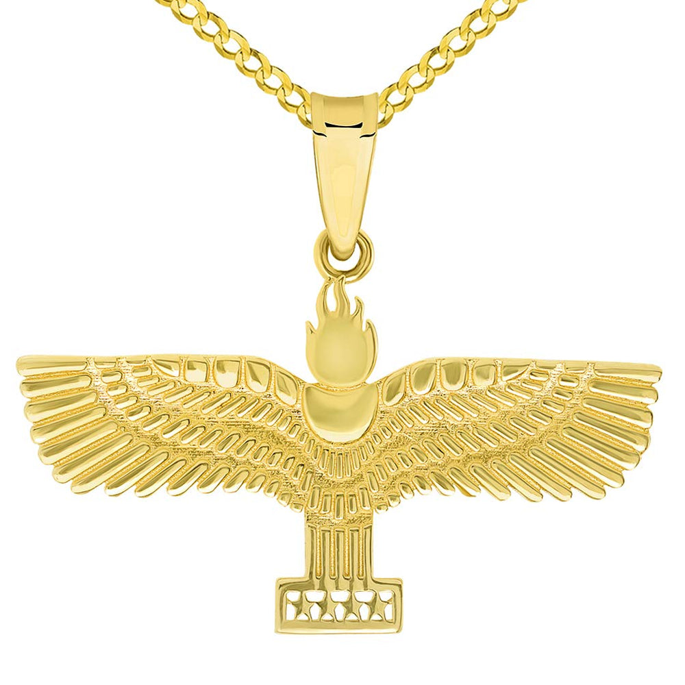 14k Gold Aramean-Syriac Flag Pendant Necklaces