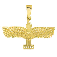 Load image into Gallery viewer, 14k Gold Aramean-Syriac Flag Symbol Pendant
