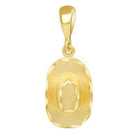 Load image into Gallery viewer, 14k Gold Detailed 3D Western Cowboy Hat Pendant
