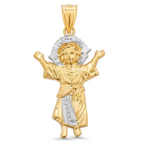 Load image into Gallery viewer, 14K Gold Divino Nino Charm Divine Child Pendant
