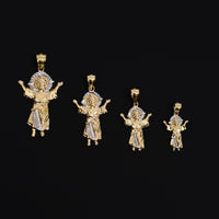 Load image into Gallery viewer, 14K Gold Divino Nino Charm Divine Child Pendant

