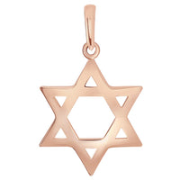 Load image into Gallery viewer, 14k Gold Jewish Star of David Pendant Necklace
