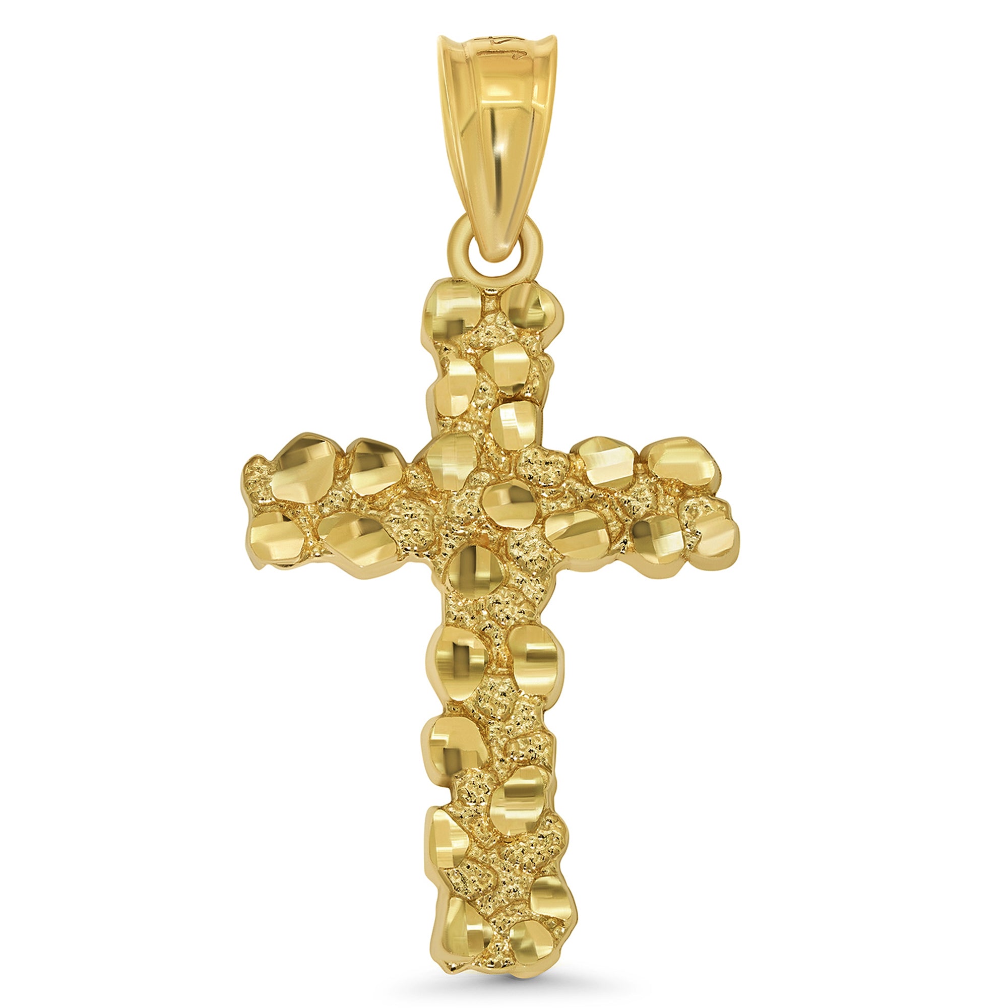 14k-gold-nugget-textured-cross