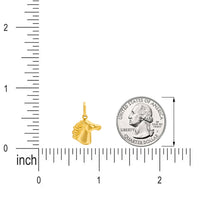 Load image into Gallery viewer, 14k Gold Stallion Horse Head Pendant Necklace
