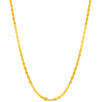 Load image into Gallery viewer, 14K Yellow Gold 2.5mm Mirror Chain Necklace
