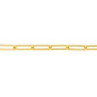Load image into Gallery viewer, 14k Yellow Gold 5mm Paperclip Chain Bracelet
