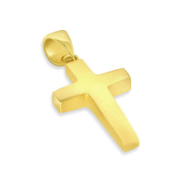 Load image into Gallery viewer, 14k Yellow Gold Classic Plain Cross Pendant
