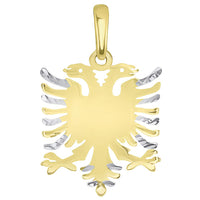 Load image into Gallery viewer, 14k Yellow Gold Double-Headed Eagle Pendant
