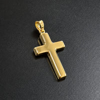Load image into Gallery viewer, 14k Yellow Gold Simple Cross Pendant
