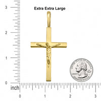 Load image into Gallery viewer, 14k Yellow Gold Traditional Crucifix Pendant
