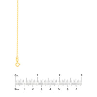 Load image into Gallery viewer, 14k Yellow Gold 1.3mm Paperclip Adjustable Choker Chain Necklace with Spring Ring, 15 Inches
