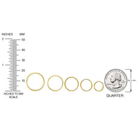 Load image into Gallery viewer, 14k Yellow Gold or White Gold Dainty Endless Huggie Hoops Sleeper Earrings - 5 Sizes
