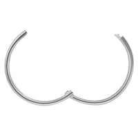 Load image into Gallery viewer, 14k Yellow Gold or White Gold Dainty Endless Huggie Hoops Sleeper Earrings - 5 Sizes
