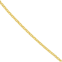 Load image into Gallery viewer, 14k Yellow Gold Hollow 1.8mm Rolo Chain Round Cable Link Necklace with Lobster Claw Clasp
