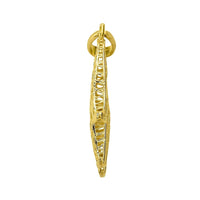 Load image into Gallery viewer, Jewelry America 14k Yellow Gold Textured Hamsa Hand of Fatima Charm Pendant
