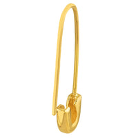 Load image into Gallery viewer, 14k Gold Safety Pin Wire Threader Earrings - Yellow Gold or White Gold
