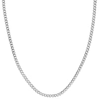 Load image into Gallery viewer, 14K Gold 2.5mm Concave Link Curb Chain Necklace
