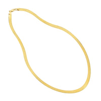 Load image into Gallery viewer, 14K Gold 3mm Classic Herringbone Necklace
