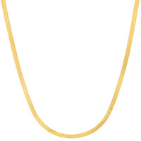 Load image into Gallery viewer, 14K Gold 4mm Classic Herringbone Necklace
