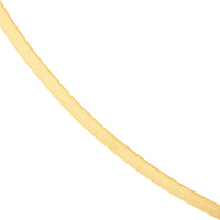 Load image into Gallery viewer, 14K Gold 4mm Classic Herringbone Necklace
