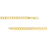 Load image into Gallery viewer, 14K Gold 5mm, 7.5&quot; Cuban Curb Chain Bracelet
