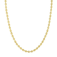 Load image into Gallery viewer, 14K Gold 6.5mm Puffed Mariner Chain Necklace
