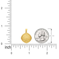 Load image into Gallery viewer, 14k Gold Classic Lotus Mandala Symbol Pendant
