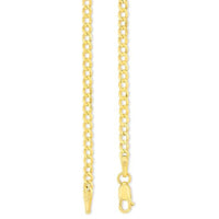 Load image into Gallery viewer, 14k Gold Concavo Curb Chain Necklace
