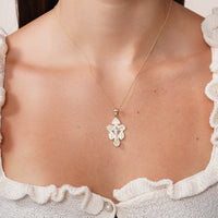 Load image into Gallery viewer, 14k Gold Cross of Pardon Crucifix Pendant
