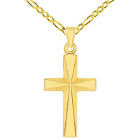 Load image into Gallery viewer, 14k Gold Elegant Religious Plain Cross Pendant
