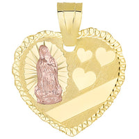 Load image into Gallery viewer, 14k Gold Heart Shaped Engravable Pendant
