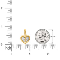 Load image into Gallery viewer, 14k Gold Heart with Anchor Pendant Necklace
