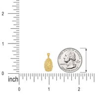 Load image into Gallery viewer, 14k Gold Luminous Our Lady of Guadalupe Pendant
