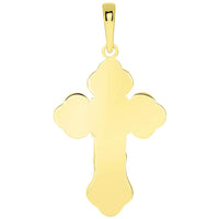 Load image into Gallery viewer, 14k Gold Orthodox Silhouette Cross Pendant
