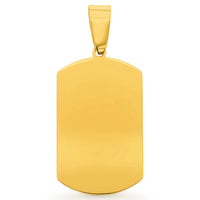Load image into Gallery viewer, 14k Gold Personalized Engravable Dog Tag Pendant

