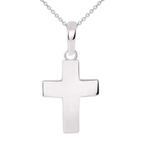 Load image into Gallery viewer, 14k Gold Plain Petite Cross Pendant Necklace
