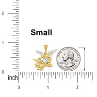Load image into Gallery viewer, 14k Gold Saint Michael the Archangel Pendant
