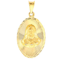 Load image into Gallery viewer, 14k Gold Saint Virgin Mary Jesus Christ Pendant
